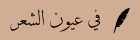 في عيون الشعر