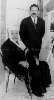 سلطان باشا الأطرش وابنه منصور- فالوغا- لبنان 1971